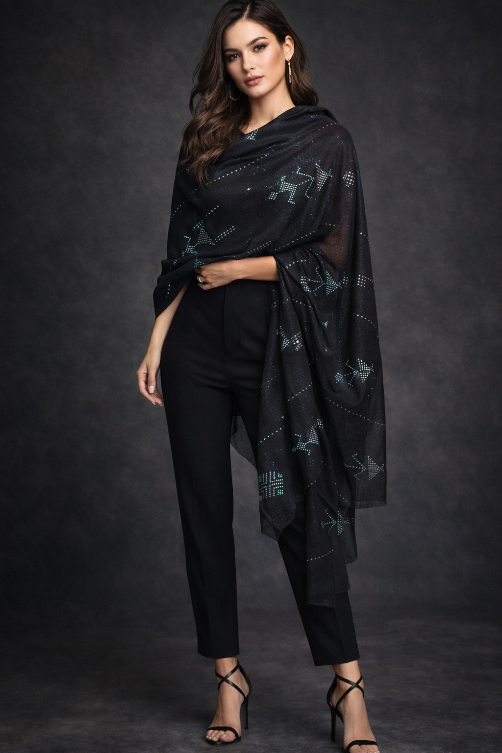 Tally Scarf Black